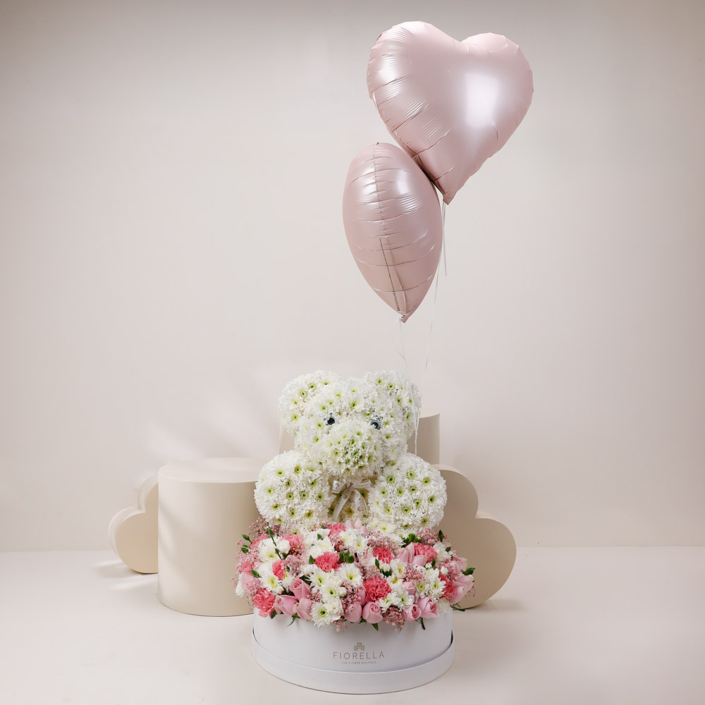  VALENTINE EXOTIC TEDDY WITH BALLOON